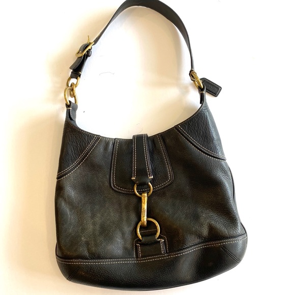 Coach Bags | Coach Leather Hobo Handbag | Poshmark
